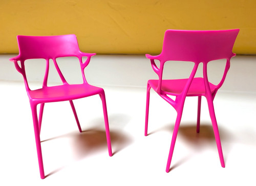 Pink barbie kartell designer - pink,